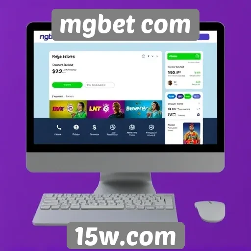 A análise do design do site mgbet com